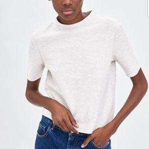 Zara Mock Neck Top